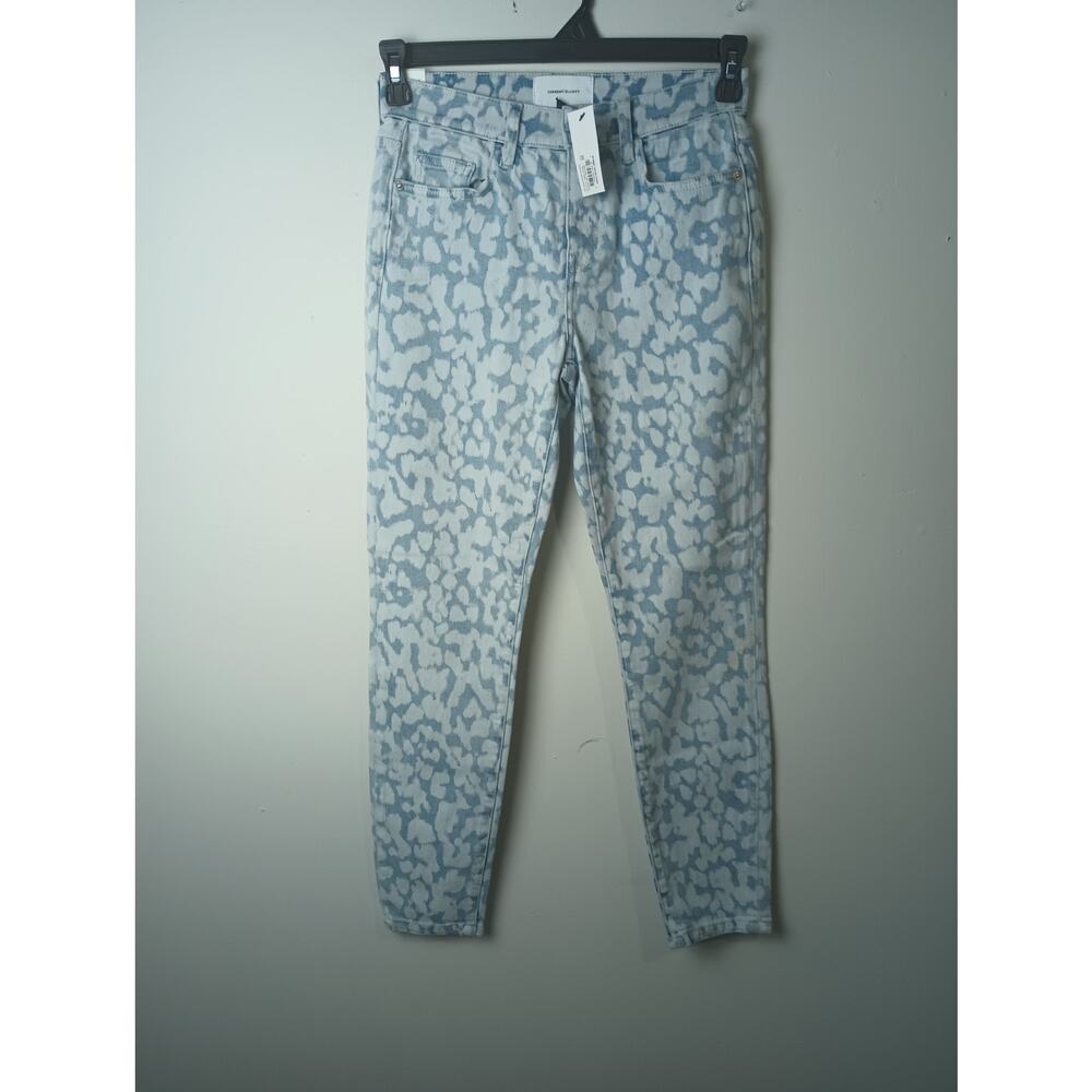 Current Elliott Women’s The Stiletto Leopard Print Skinny Jeans 25 NWT MSRP $228